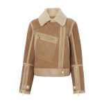 Women Aviator Leather Jacket