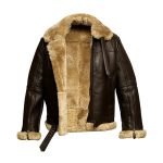 Men's RAF Aviator B3 Bomber Leather Jacket