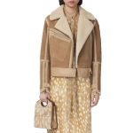 Women Aviator Leather Jacket - Image 4