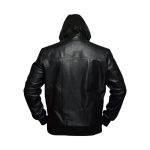 Brain Classic Slim Fit Leather Jacket - Image 3