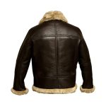 Men's RAF Aviator B3 Bomber Leather Jacket - Image 3