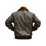 G1 Men’s Aviator A2 Bomber Leather Jacket - Image 3