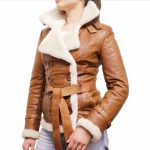 Aviator Pilot Bomber Leather Jacket - Image 3
