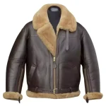 Men Flying Aviator Leather Jacket