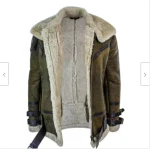 Men Faux Furr Leather Jacket - Image 2