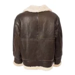 Men Sheepskin Leather Jacket - Image 3