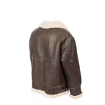 Men Sheepskin Leather Jacket - Image 4