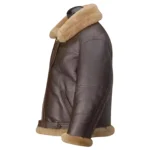 Men Flying Aviator Leather Jacket - Image 2