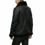 Women RAF Bomber Leather Jacket - Image 4